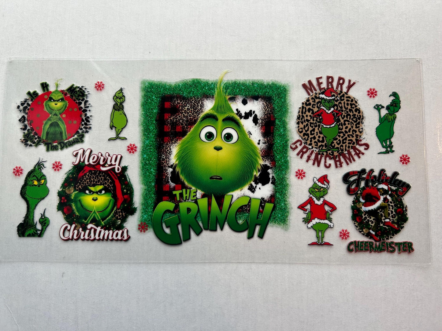 Green Guy #2 UV DTF 16oz cup wraps